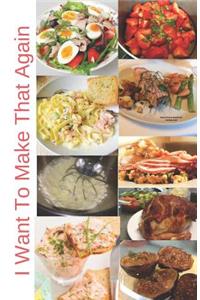 I Want to Make That Again