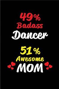 49% Badass Dancer 51 % Awesome Mom