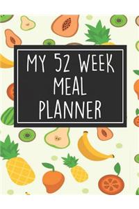 My 52 Week Meal Planner