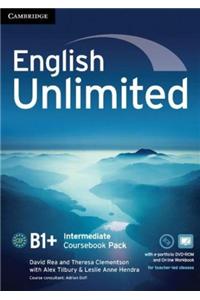 English Unlimited Intermediate Coursebook with e-Portfolio and Online Workbook Pack