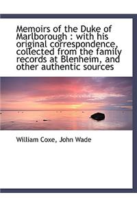 Memoirs of the Duke of Marlborough