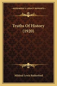 Truths Of History (1920)