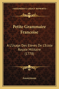 Petite Grammaire Francoise