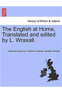 English at Home, Translated and edited by L. Wraxall.