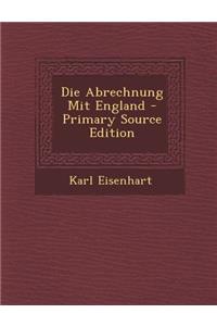Die Abrechnung Mit England