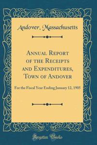 Annual Report of the Receipts and Expenditures, Town of Andover