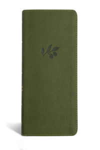 NASB Personal Size Bible, Olive Leathertouch