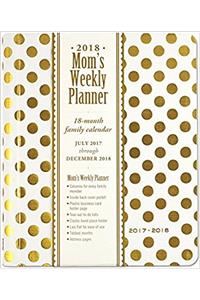 Gold Dots Moms Weekly Planner 2018 Family Calendar