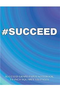 Succeed Graph Paper Notebook 3/8 inch squares 120 pages