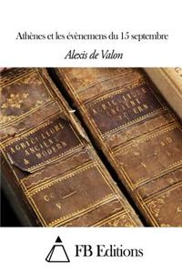 Athènes et les évènemens du 15 septembre
