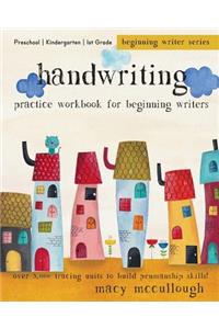 Handwriting Practice Workbook for Beginning Writers