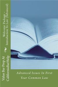 Welcome Package - Introduction to Law (Advanced)