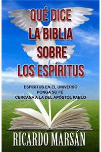 Qué dice la Biblia sobre los Espíritus