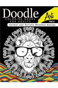 Doodle Coloring Books for Adults Art Vol.2