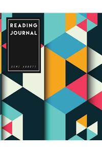 Reading Journal: The Best Gift for Book Lovers - Geometric Design