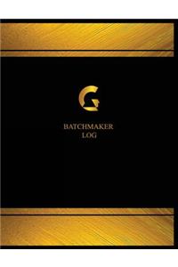 Batchmaker Log (Logbook, Journal - 125 pages, 8.5 x 11 inches)