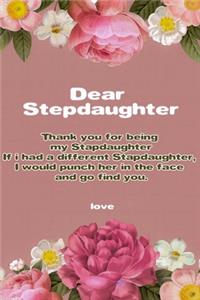 Dear Stepdaughter, Thanks for being my Stepdaughter