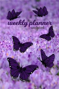 Undated Weekly Planner