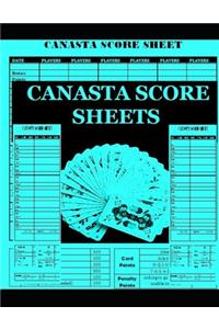 Canasta Score Sheets