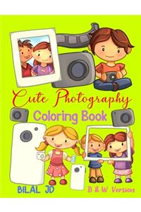 Cute Photography Coloring Book