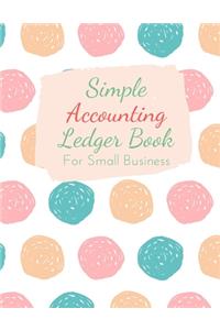 simple accounting ledger book for small business