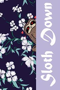 Sloth Down journal