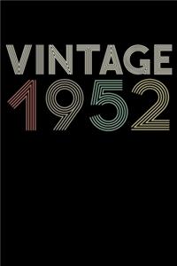 Vintage 1952 Notebook Birthday Gift