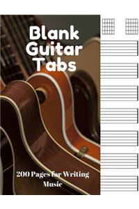 Blank Guitar Tabs