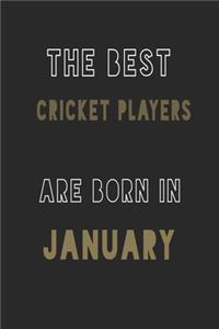 The Best Cricket Players are Born in January journal