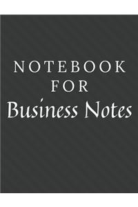 Notebook For Business Notes