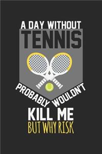 A day without tennis probably wouldn't kill me, but why risk