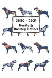 2020 - 2021 Weekly & Monthly Planner