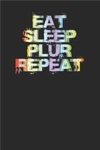 Eat Sleep PLUR Repeat Rave Notebook 120 Page Lined Journal