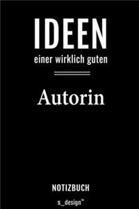 Notizbuch für Autoren / Autor / Autorin