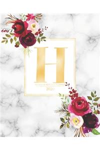 Weekly & Monthly Planner 2020 H