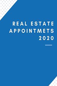 Real Estate Appointments 2020