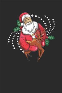 Santa Riding Reindeer