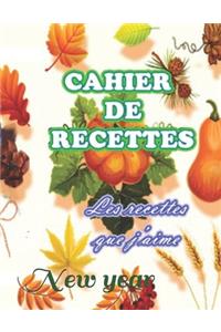 Cahier de Recettes