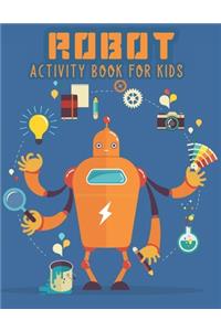 Robot Activity Book for Kids