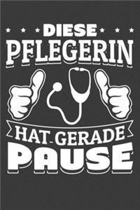Diese Pflegerin hat gerade Pause