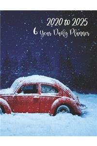 6 Year Daily Planner 2020 To 2025