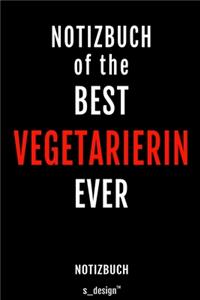 Notizbuch für Vegetarierin