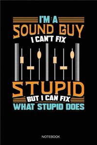 I'm A Sound Guy I Can't Fix Stupid But I Can Fix What Stupid Does