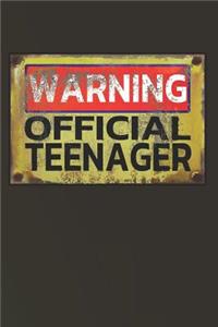 Warning Official Teenager