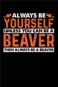 Always Be Yourself Unless You Can Be a Beaver Then Always Be a Beaver