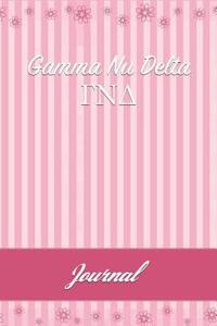 Delta NU Delta: Line Ruled Sorority Girls Journal - Great Present for Big or Lil Sister