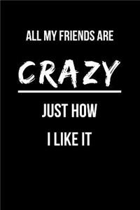 All My Friends Are Crazy Just How I Like It