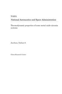Thermodynamic Properties of Some Metal Oxide-Zirconia Systems