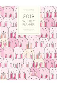 2019 Weekly Planner Twenty Nineteen