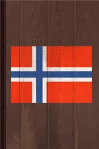 Norway Flag Journal Notebook